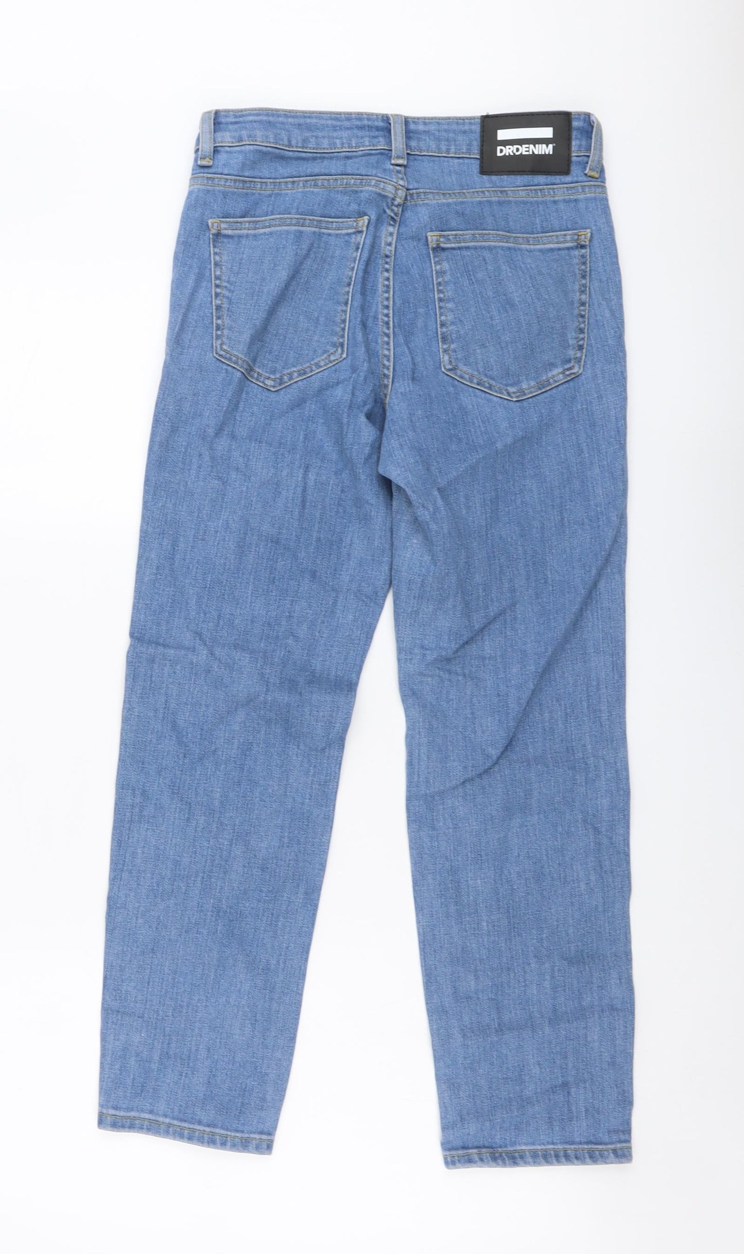 Dr. Denim Womens Blue Cotton Straight Jeans Size 26 in L26 in Regular Button