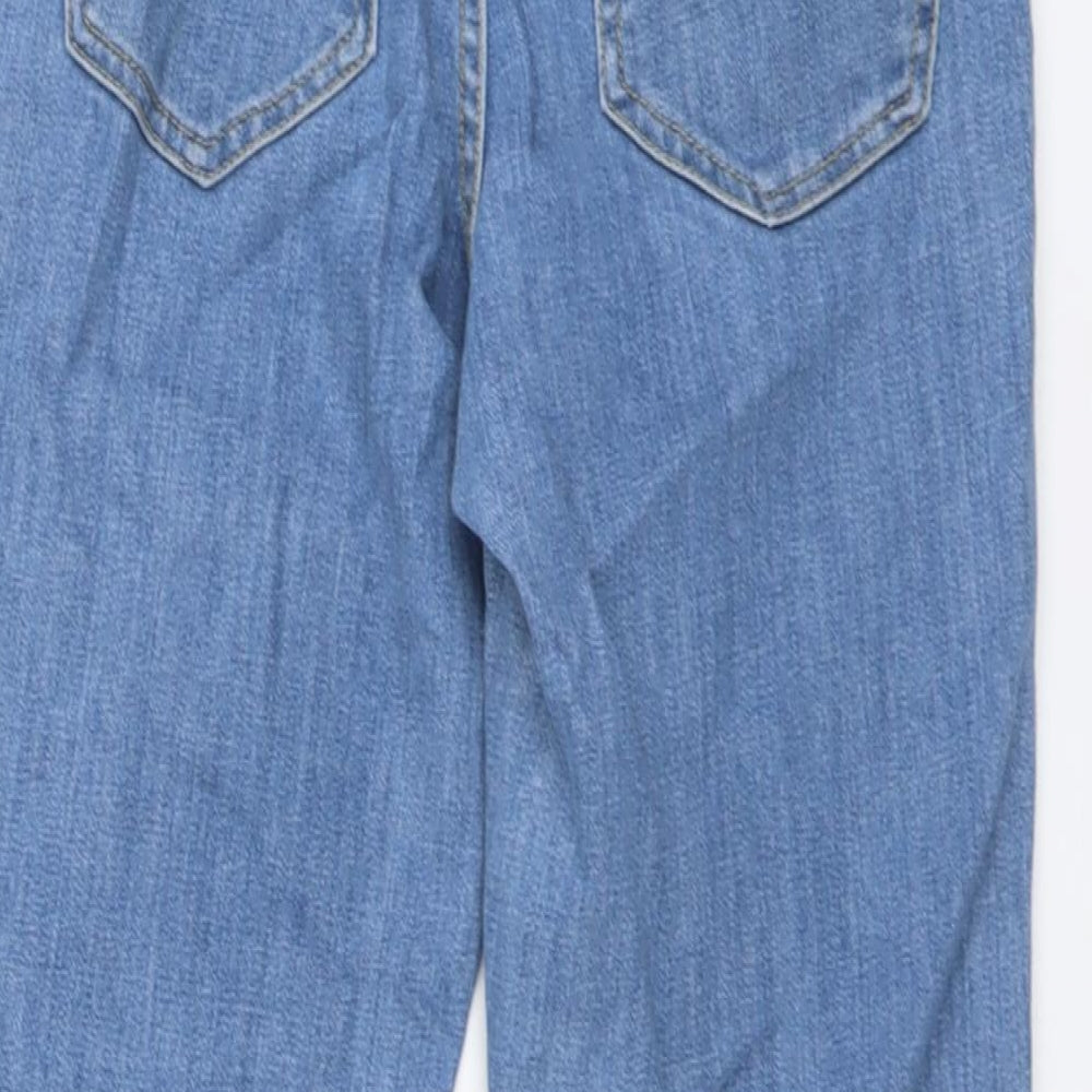 Dr. Denim Womens Blue Cotton Straight Jeans Size 26 in L26 in Regular Button