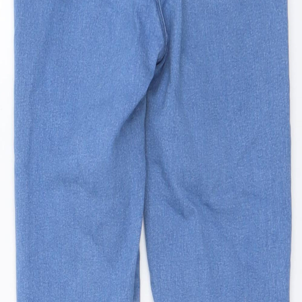Topshop Womens Blue Cotton Jegging Jeans Size 28 in L30 in Regular Button