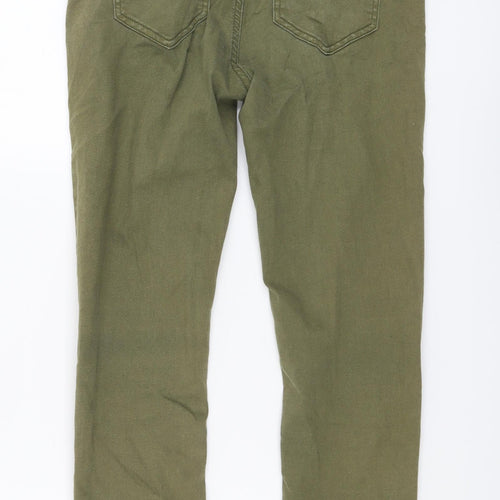 Saint Tropez Womens Green Cotton Skinny Jeans Size 6 L29 in Regular Button