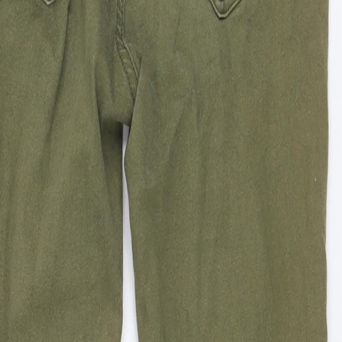 Saint Tropez Womens Green Cotton Skinny Jeans Size 6 L29 in Regular Button