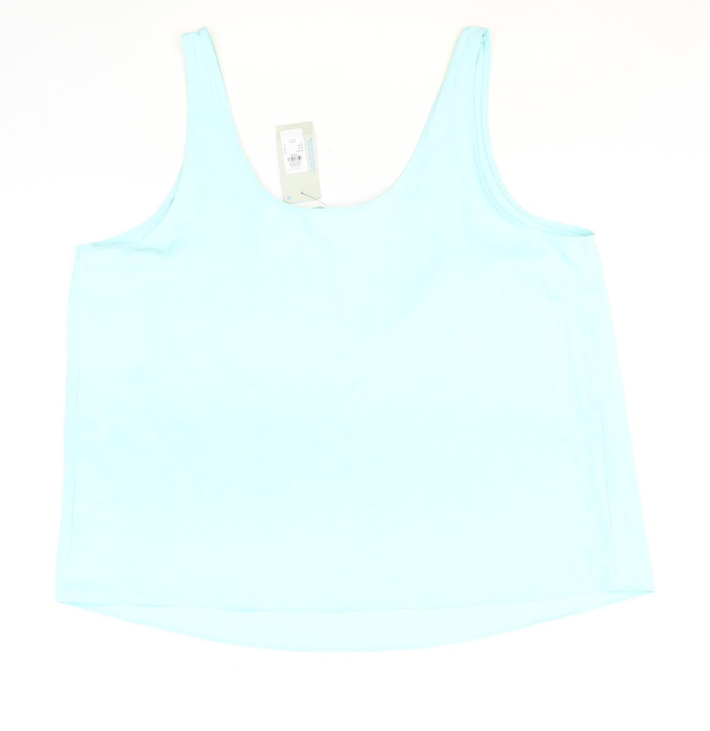 Primark Womens Blue Polyester Basic Tank Size 20 Scoop Neck