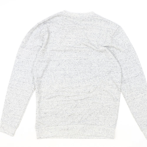 Primark Mens Grey Polyester Pullover Sweatshirt Size M