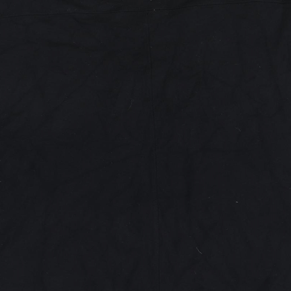 Marks and Spencer Womens Black Viscose A-Line Skirt Size 20