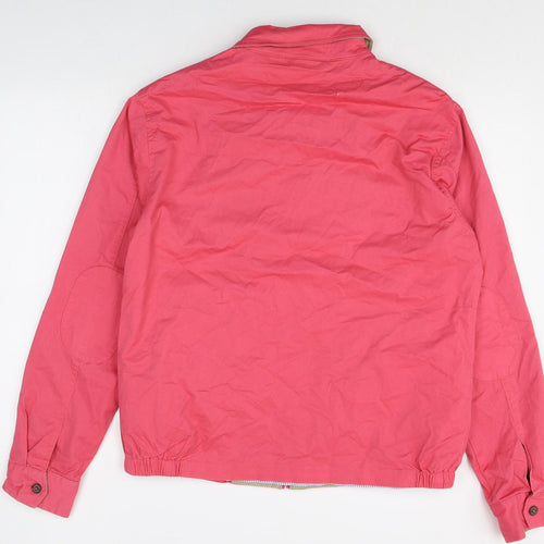 Quebramar Womens Pink Jacket Size L Zip