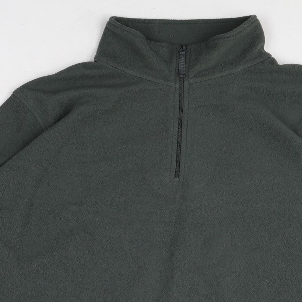 Mountain Warehouse Mens Green Polyester Pullover Sweatshirt Size XL