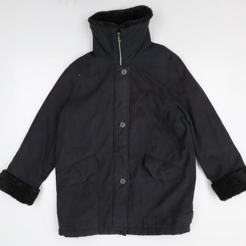Marks and Spencer Womens Green Jacket Size 14 Zip