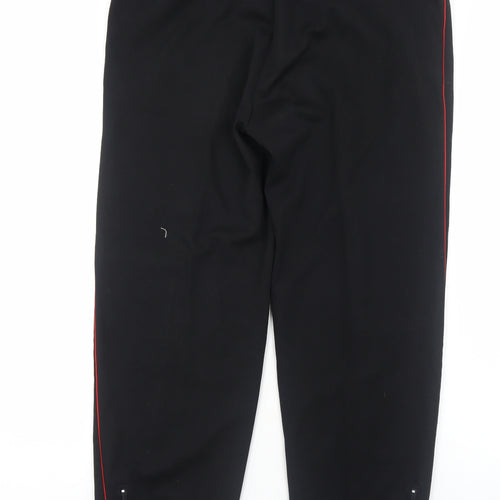 Trakman Sports Womens Black Cotton Trousers Size XL Regular Drawstring
