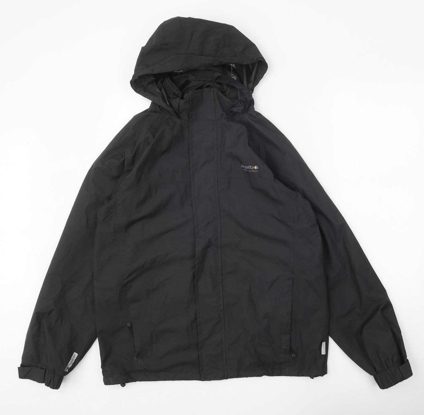 Regatta Mens Black Anorak Coat Size M Zip