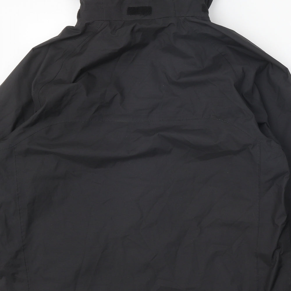 Regatta Mens Black Anorak Coat Size M Zip