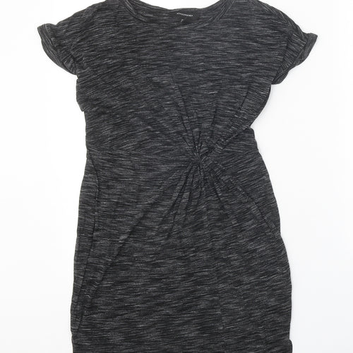 Atmosphere Womens Grey Viscose T-Shirt Dress Size 6 Round Neck Pullover