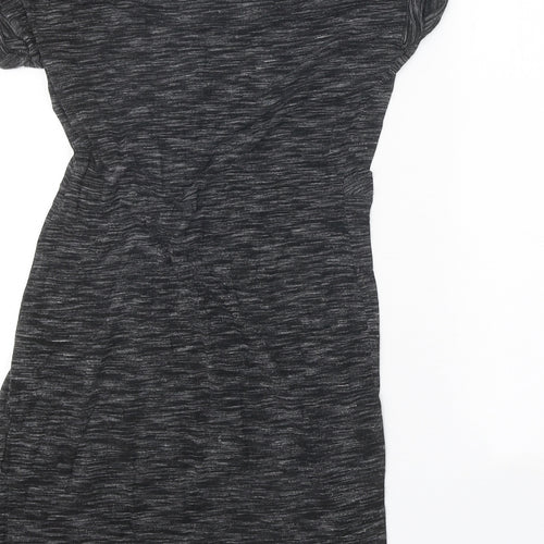 Atmosphere Womens Grey Viscose T-Shirt Dress Size 6 Round Neck Pullover
