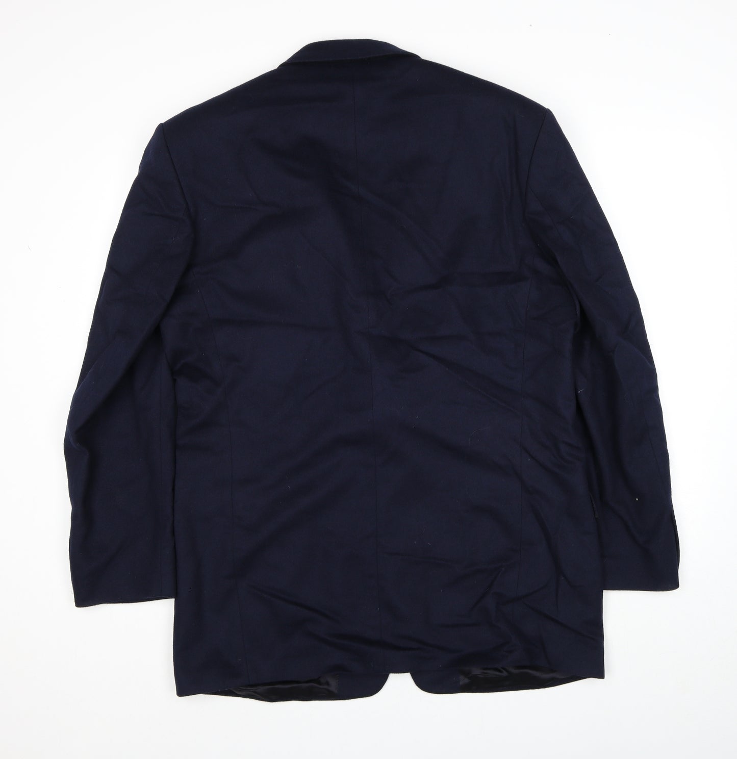 Pierre Balmain Mens Blue Wool Jacket Suit Jacket Size 44 Regular
