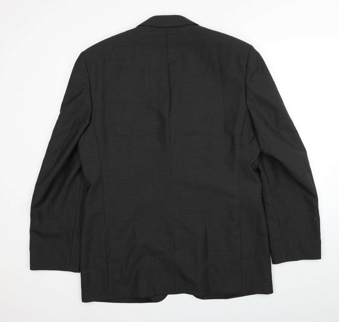 Burton Mens Grey Wool Jacket Suit Jacket Size 40 Regular