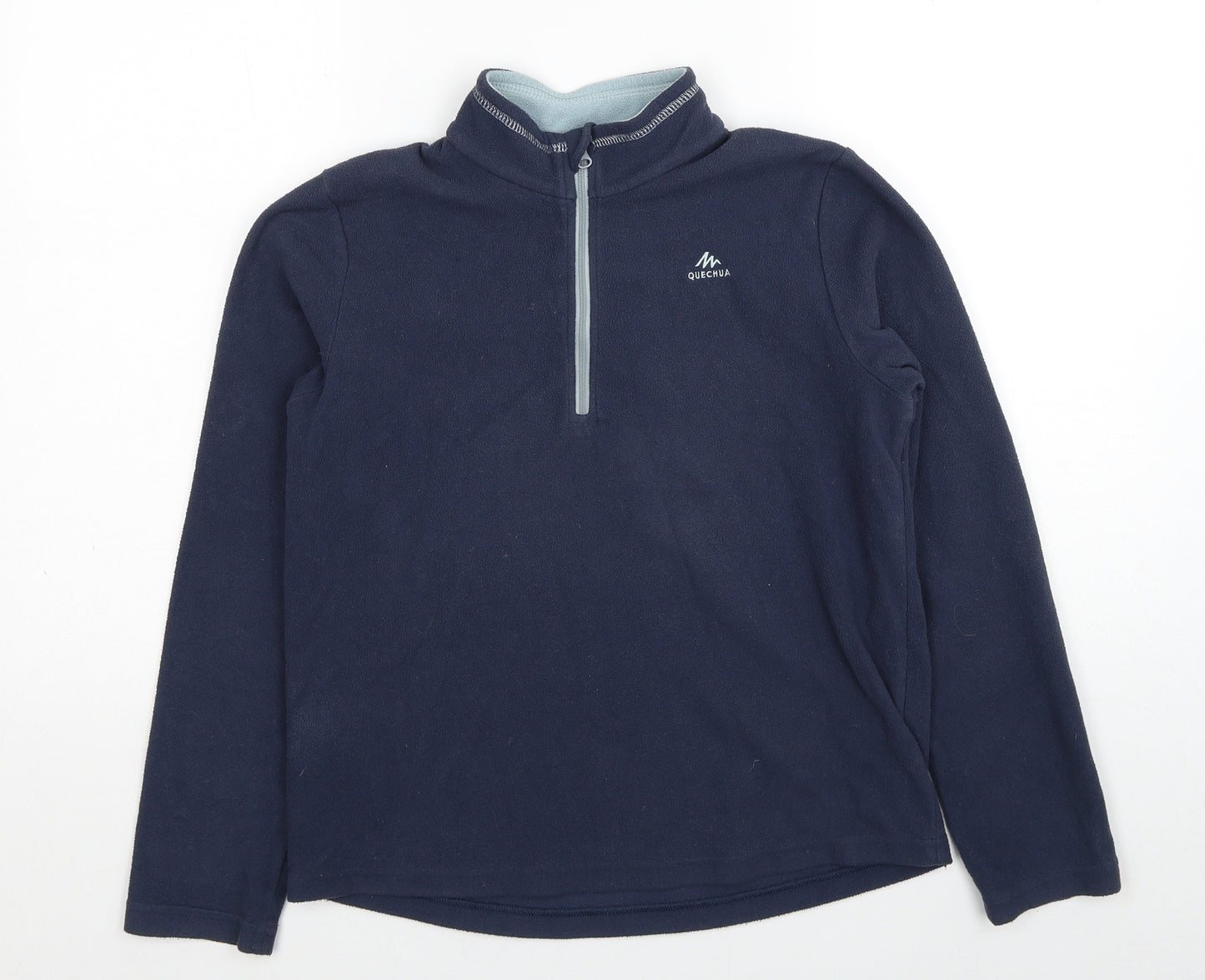 DECATHLON Boys Blue Polyester Pullover Sweatshirt Size 12-13 Years Pullover
