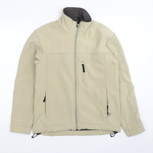 Crane Sports Womens Beige Jacket Size XS Zip - Unisex