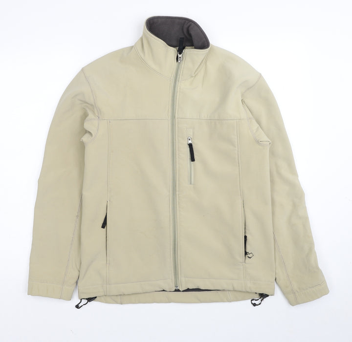 Crane Sports Womens Beige Jacket Size XS Zip - Unisex
