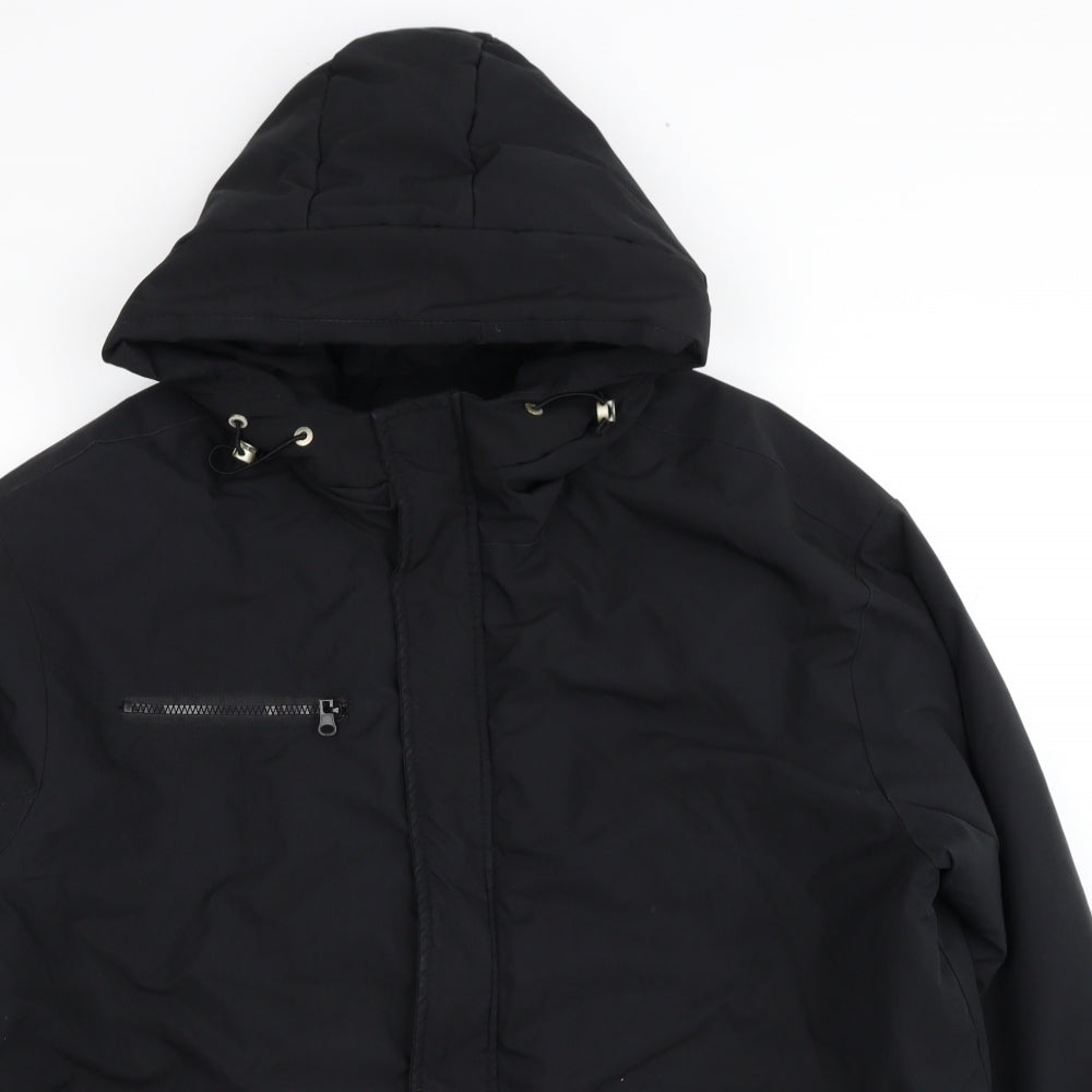 SheIn Womens Black Jacket Size M Zip