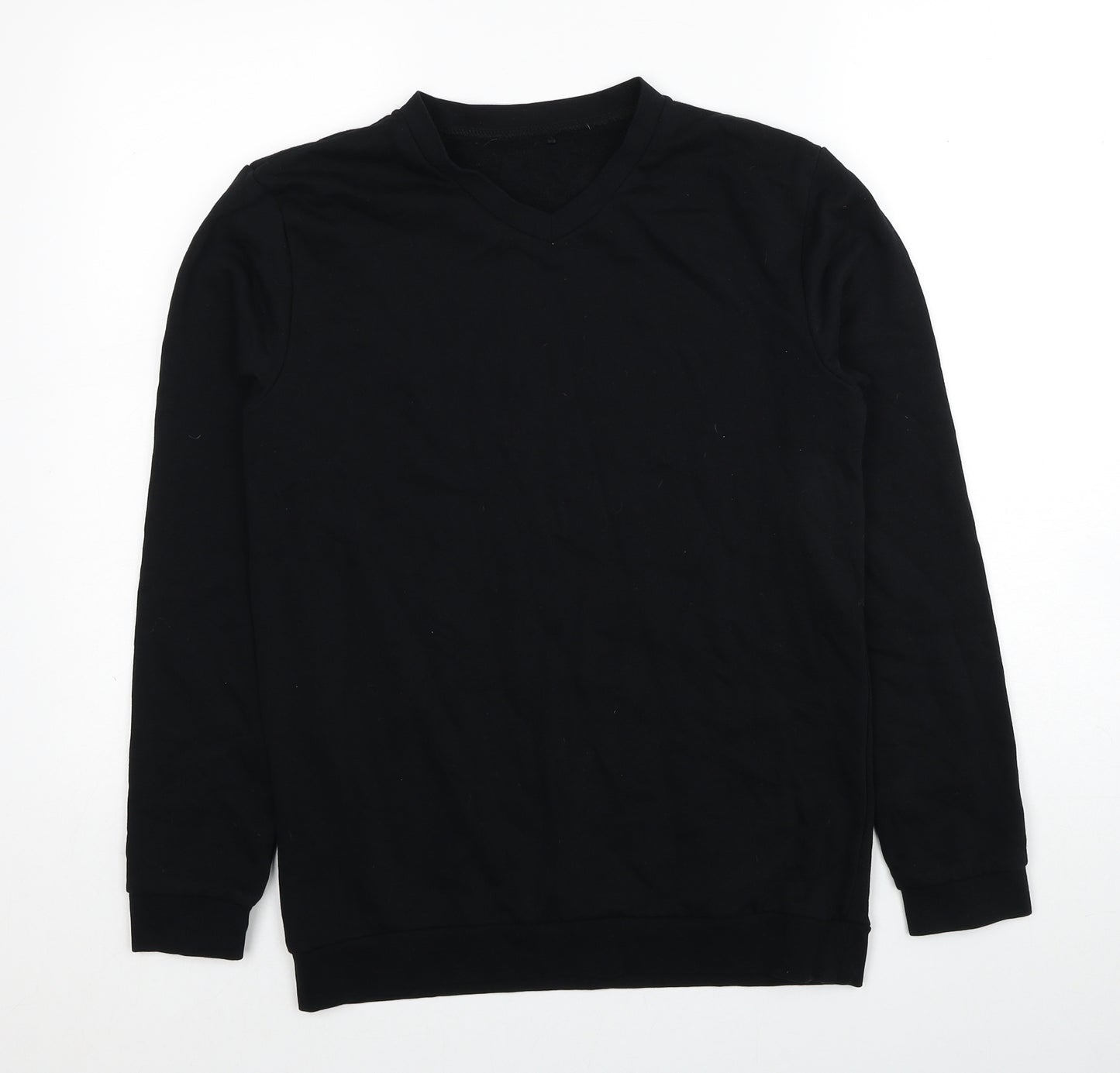 George Boys Black Cotton Pullover Sweatshirt Size 15-16 Years Pullover