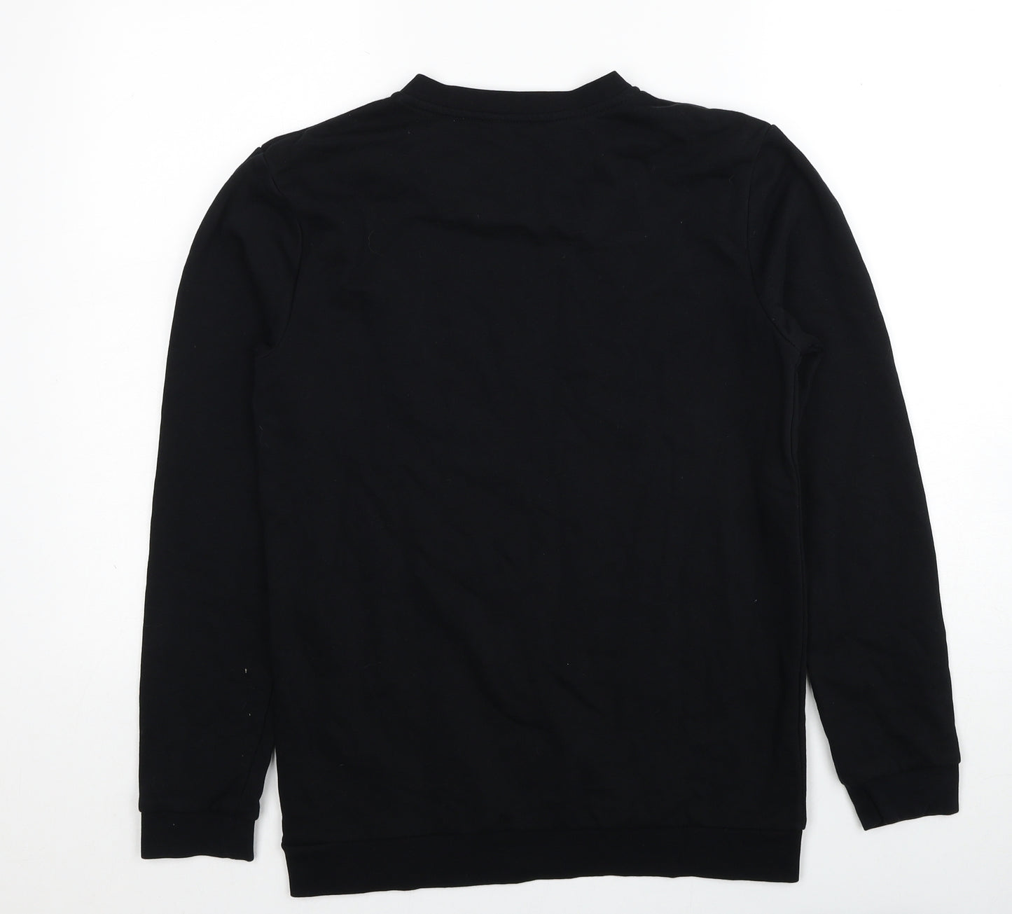George Boys Black Cotton Pullover Sweatshirt Size 15-16 Years Pullover
