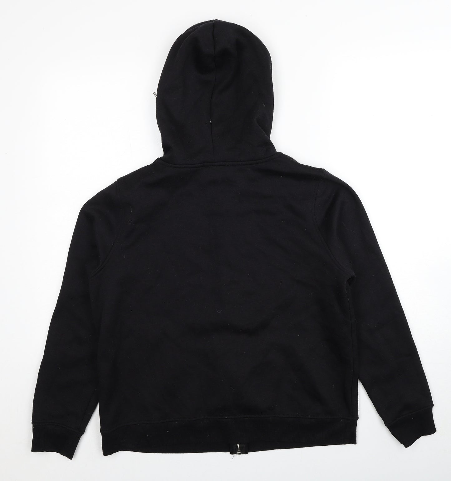 Papaya Womens Black Polyester Full Zip Hoodie Size M Zip