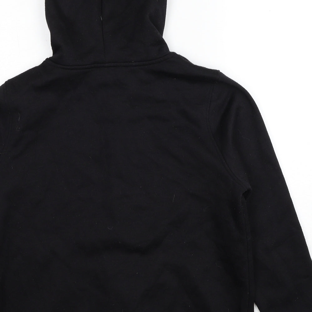 Papaya Womens Black Polyester Full Zip Hoodie Size M Zip