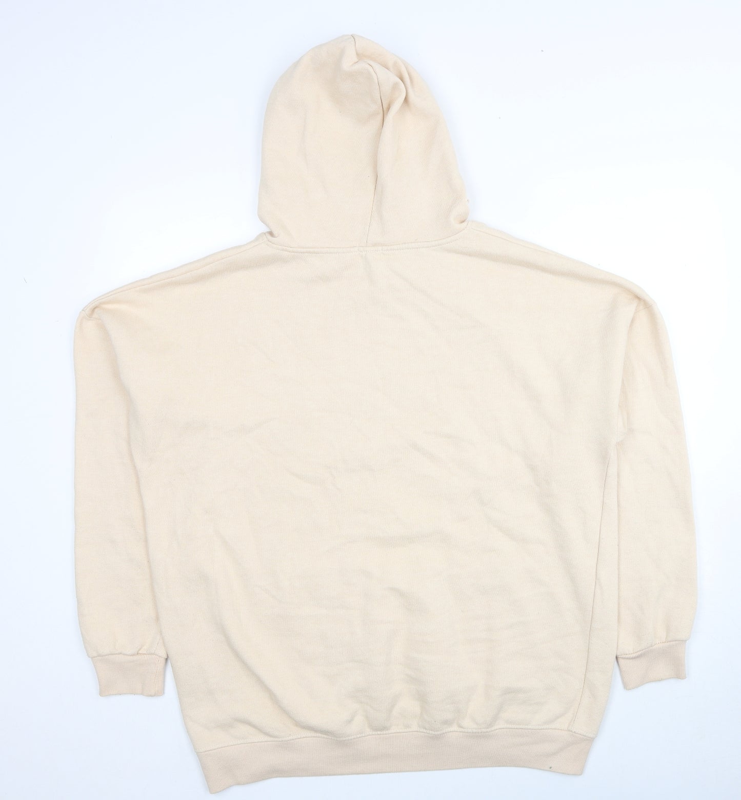 Nasty Gal Womens Beige Polyester Pullover Hoodie Size L Pullover