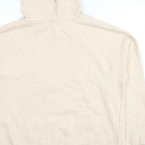 Nasty Gal Womens Beige Polyester Pullover Hoodie Size L Pullover
