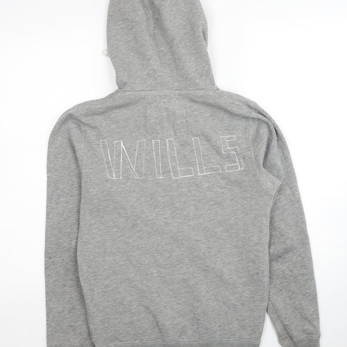 Jack Wills Womens Grey Cotton Pullover Hoodie Size XS Pullover