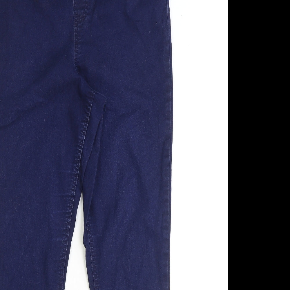 F&F Womens Blue Cotton Skinny Jeans Size 16 Extra-Slim