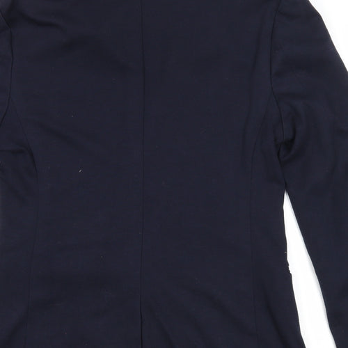 ASOS Mens Blue Polyester Jacket Blazer Size 38 Regular
