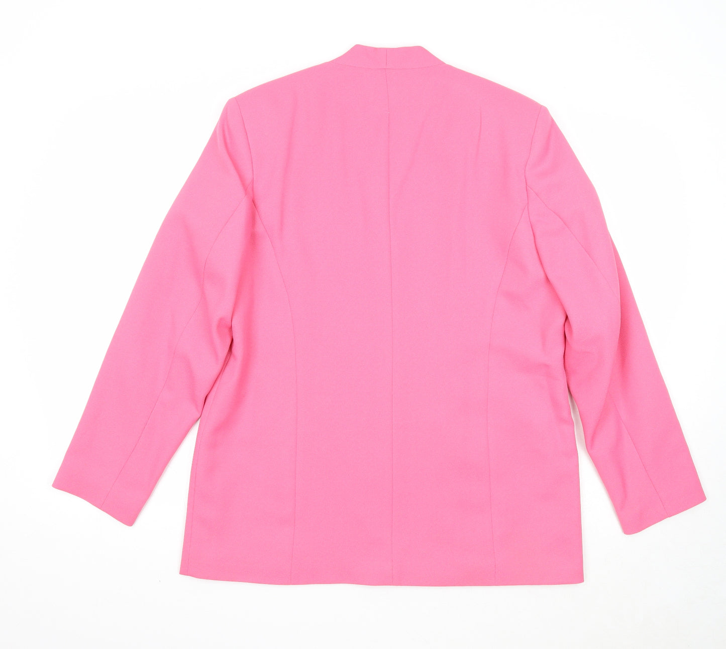 Classics Womens Pink Jacket Blazer Size 16 Button