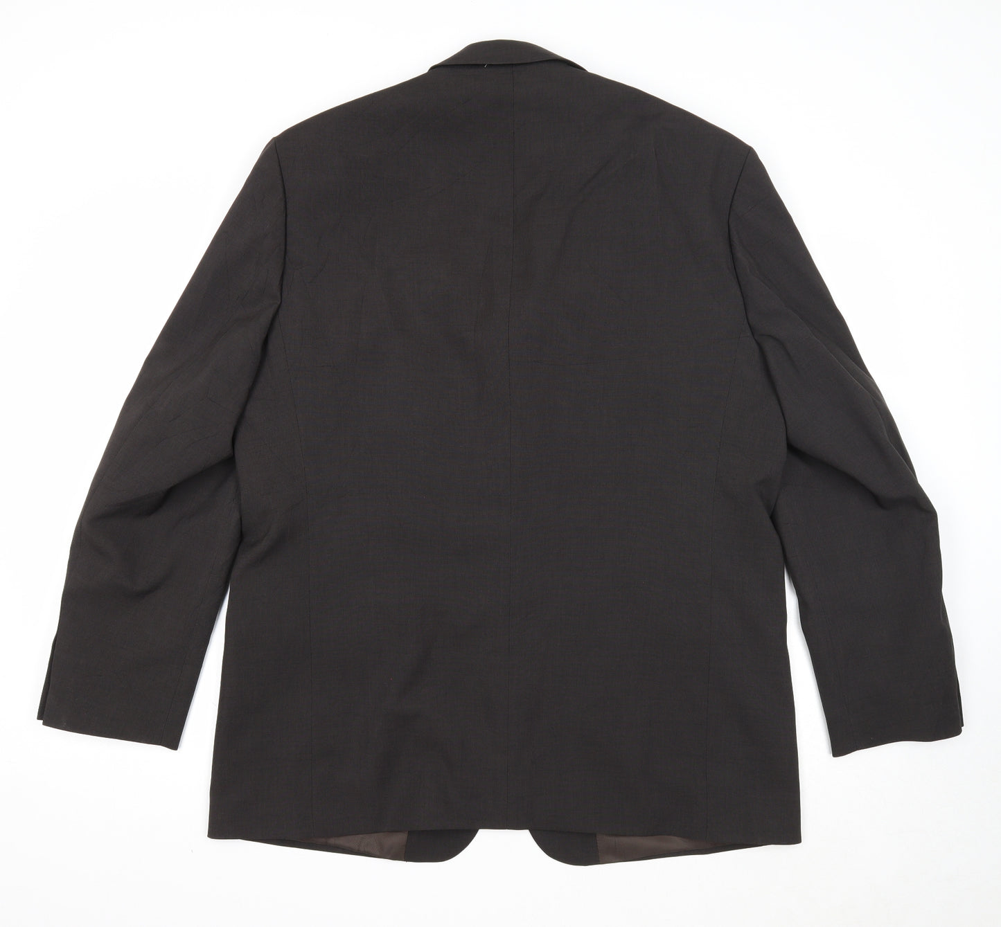Greenwoods Mens Brown Polyester Jacket Suit Jacket Size 44 Regular