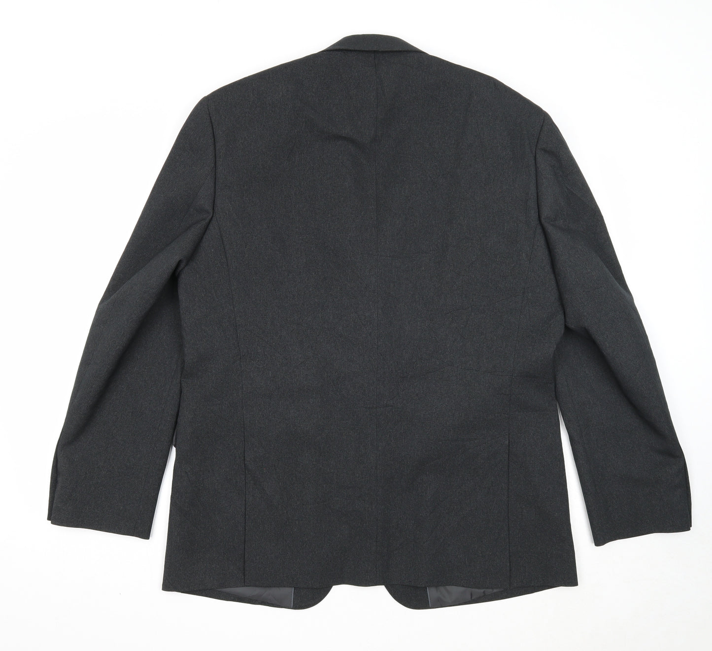 Greenwoods Mens Grey Polyester Jacket Suit Jacket Size 42 Regular