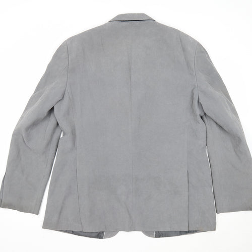Marks and Spencer Mens Grey Polyester Jacket Suit Jacket Size 44 Regular