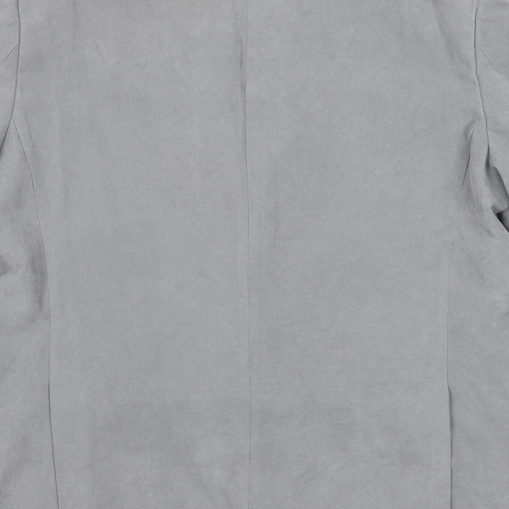 Marks and Spencer Mens Grey Polyester Jacket Suit Jacket Size 44 Regular