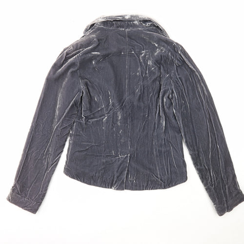 George Womens Grey Jacket Blazer Size 10 Button