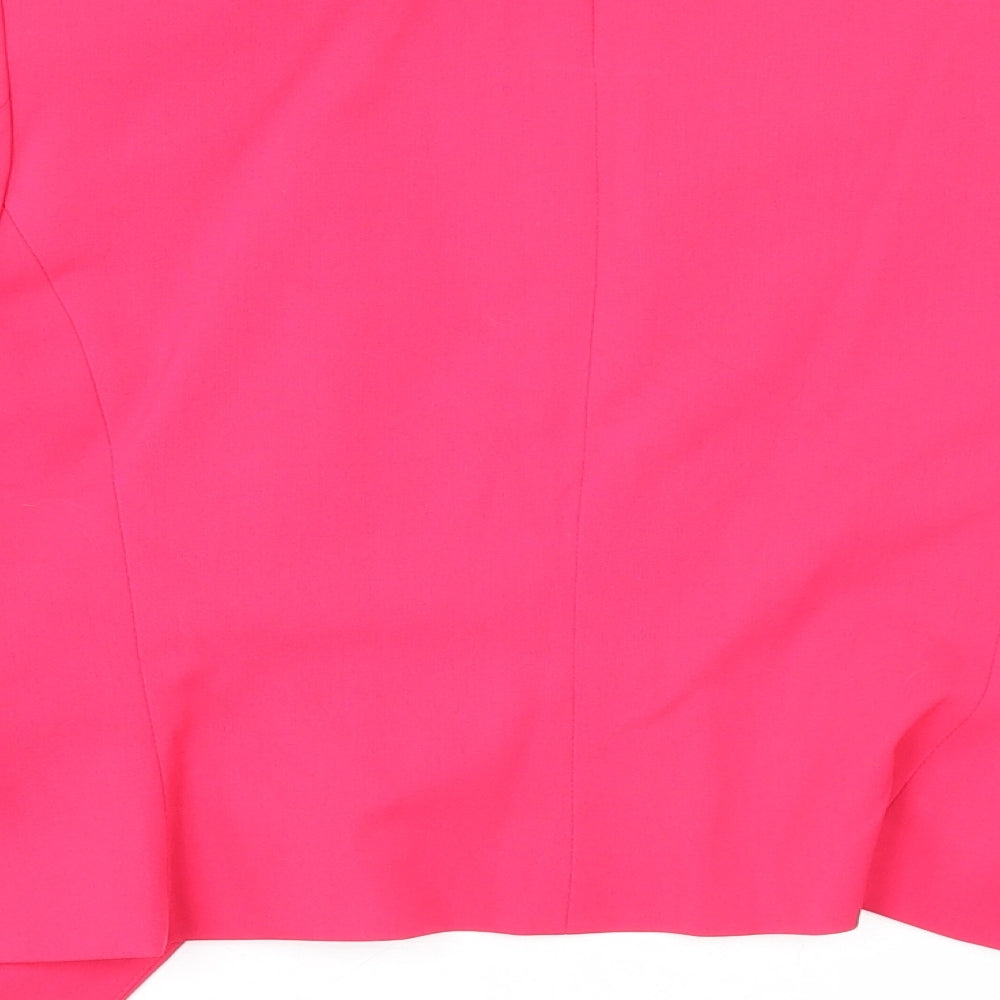 H&M Womens Pink Jacket Blazer Size 12