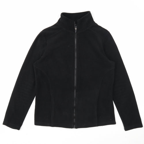Peacocks Womens Black Jacket Size 12 Buckle