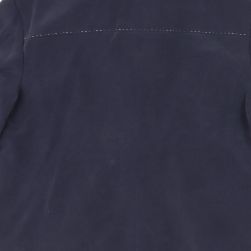 Talbots Womens Blue Jacket Blazer Size 10 Button