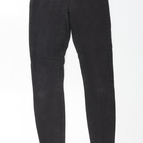 ASOS Womens Black Cotton Skinny Jeans Size 25 in L32 in Regular Button