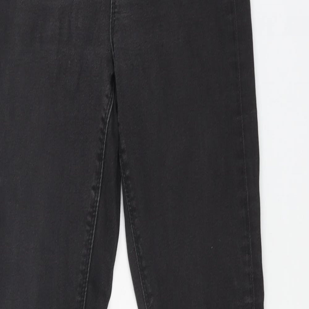 ASOS Womens Black Cotton Skinny Jeans Size 25 in L32 in Regular Button