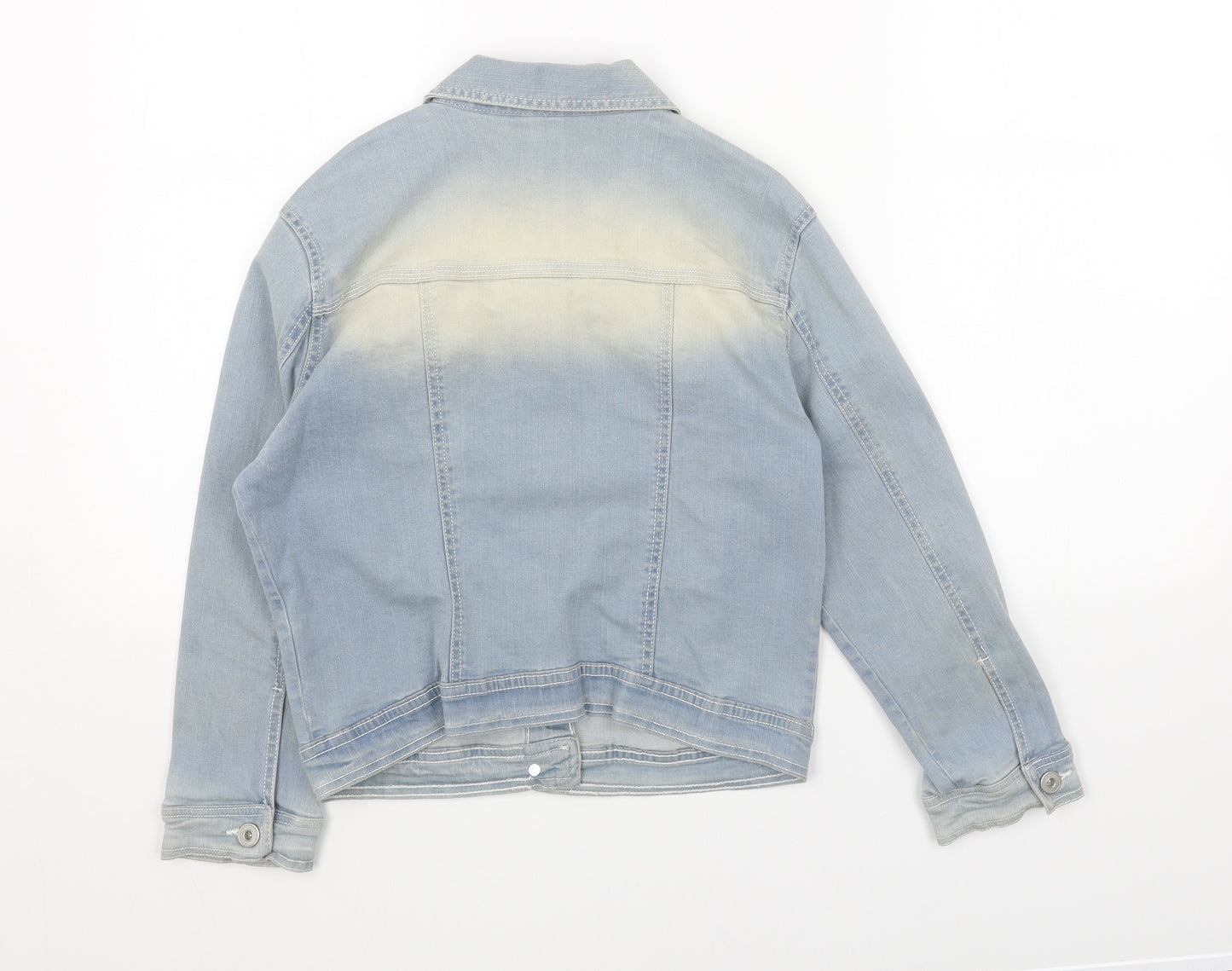 Select Womens Blue Jacket Size 10 Button
