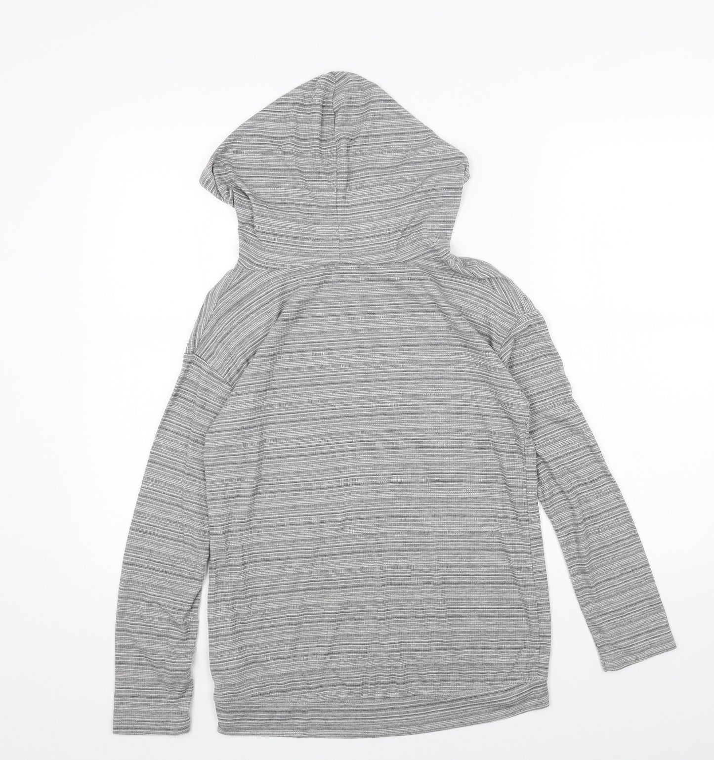 LCW Womens Grey Cotton Pullover Hoodie Size S Pullover
