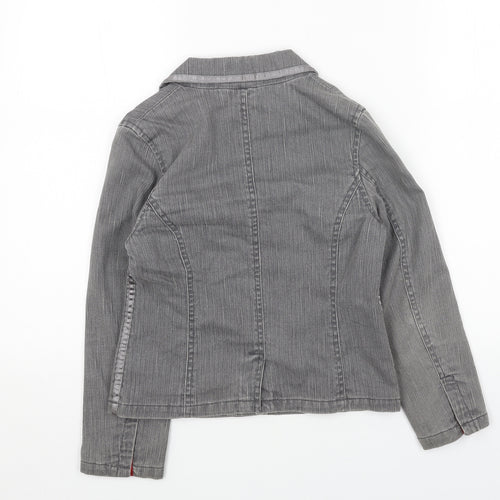 EDC Womens Grey Jacket Blazer Size XS Button