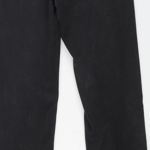 TEMT Womens Black Cotton Skinny Jeans Size 8 L31 in Regular Button