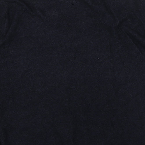 FAYE Womens Blue Scoop Neck Striped Acrylic Pullover Jumper Size 12
