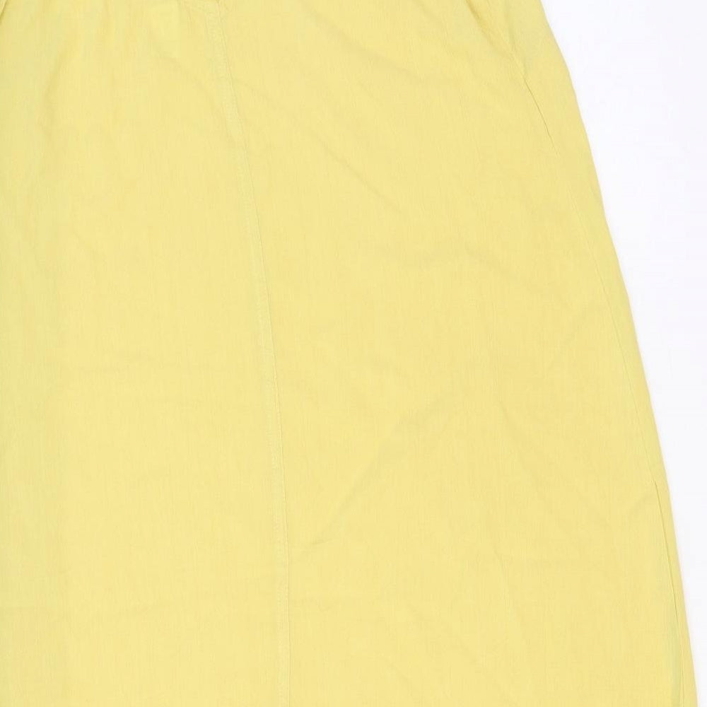 Preworn Womens White Viscose Trapeze & Swing Size 16 V-Neck Pullover