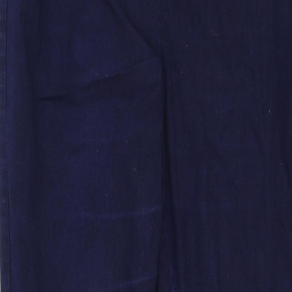 Phase Eight Womens Blue Cotton Jegging Jeans Size 16 Regular Zip