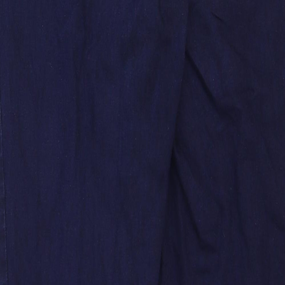 Phase Eight Womens Blue Cotton Jegging Jeans Size 16 Regular Zip